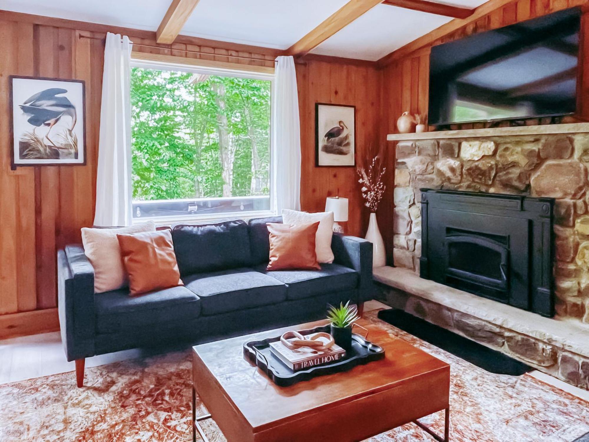 Stylish And Cozy Cabin, Walking Distance To Big Bass Lake Gouldsboro Luaran gambar